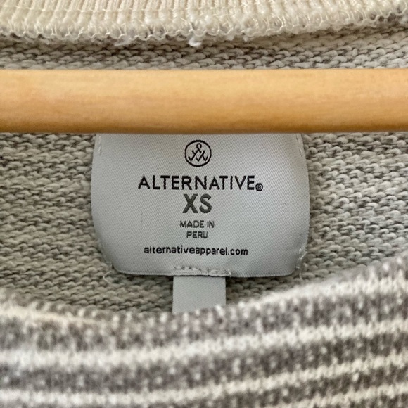 Alternative beige striped sweater XS - Picture 5 of 5